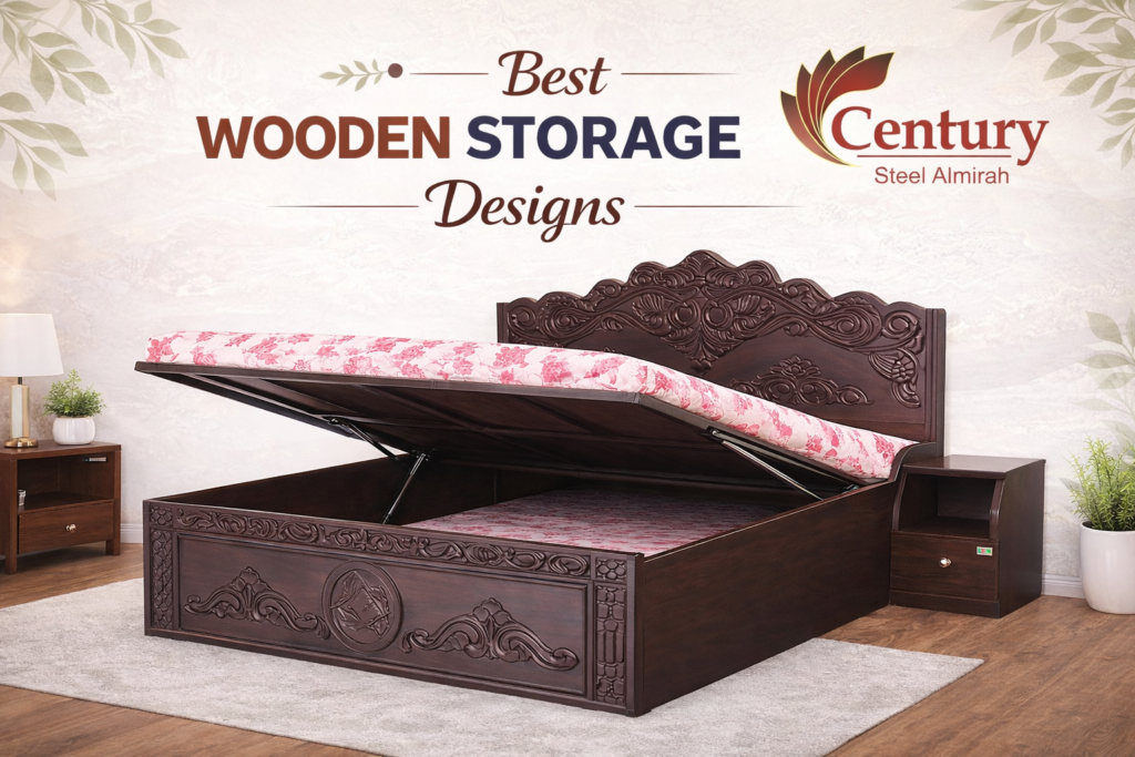 best wooden storage bed